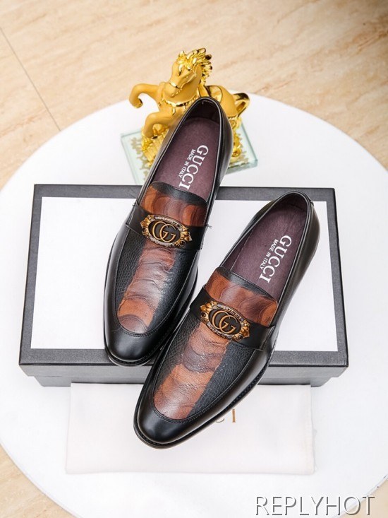 Gucci 2020 Mens Leather Loafer