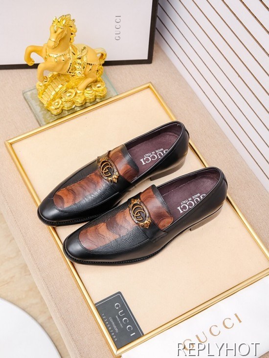Gucci 2020 Mens Leather Loafer