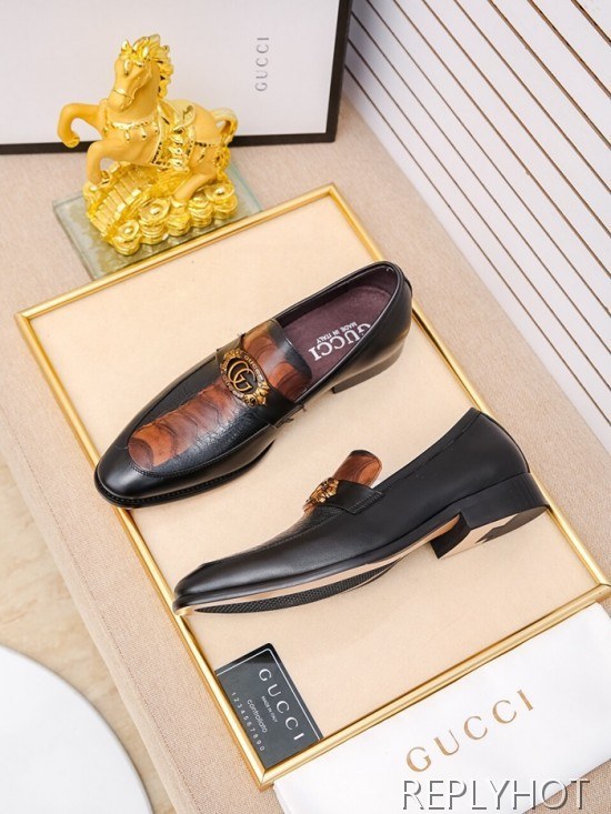 Gucci 2020 Mens Leather Loafer