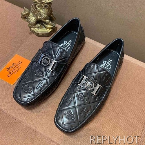 Hermes 2020 Mens Leather Loafer