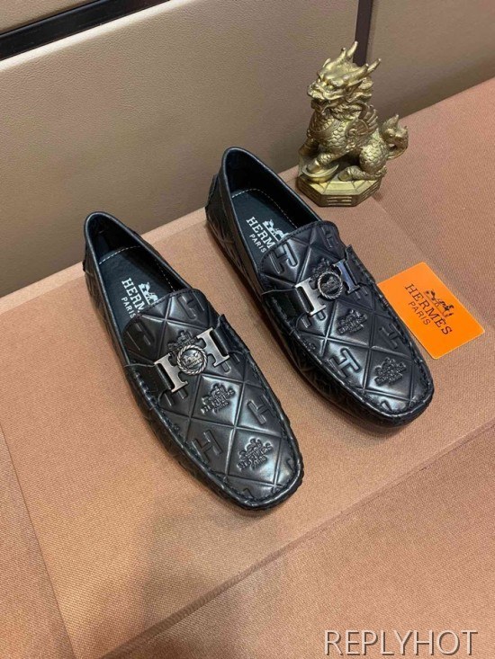 Hermes 2020 Mens Leather Loafer
