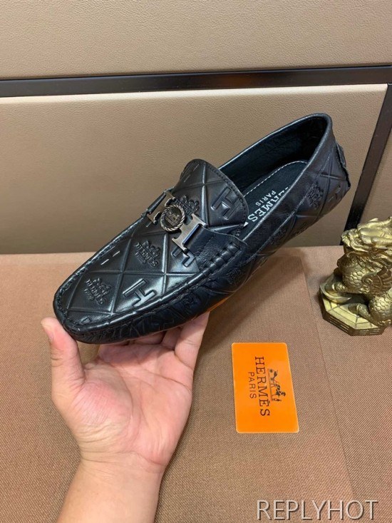 Hermes 2020 Mens Leather Loafer