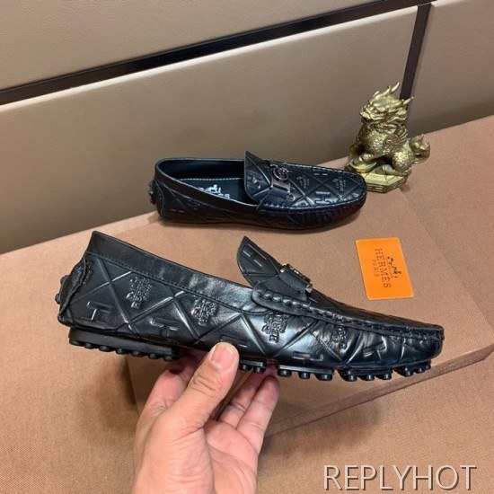 Hermes 2020 Mens Leather Loafer