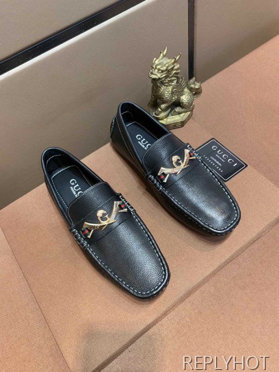 Gucci 2020 Mens Leather Loafer
