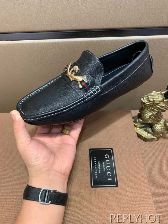 Gucci 2020 Mens Leather Loafer