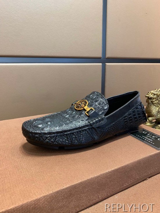 Gucci 2020 Mens Leather Loafer