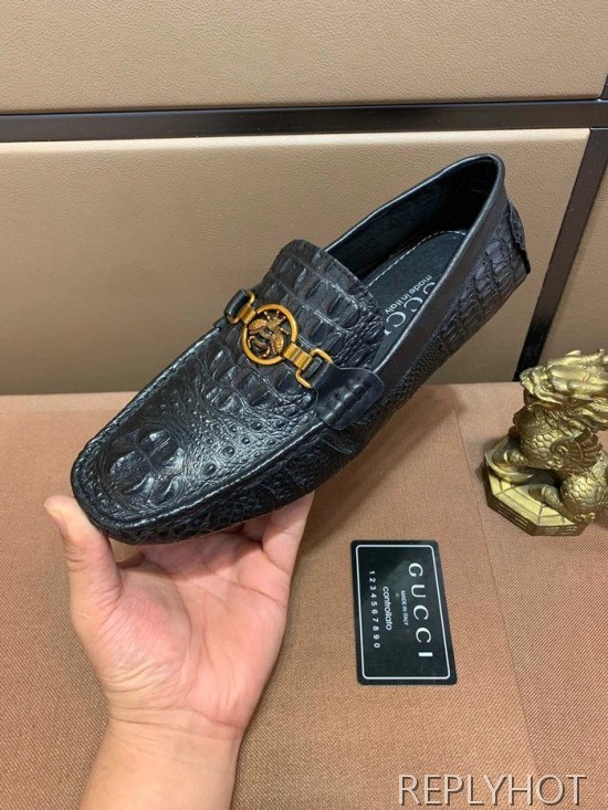 Gucci 2020 Mens Leather Loafer