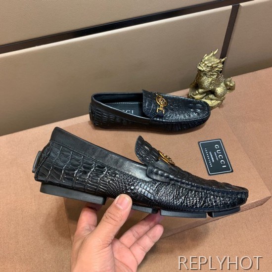 Gucci 2020 Mens Leather Loafer