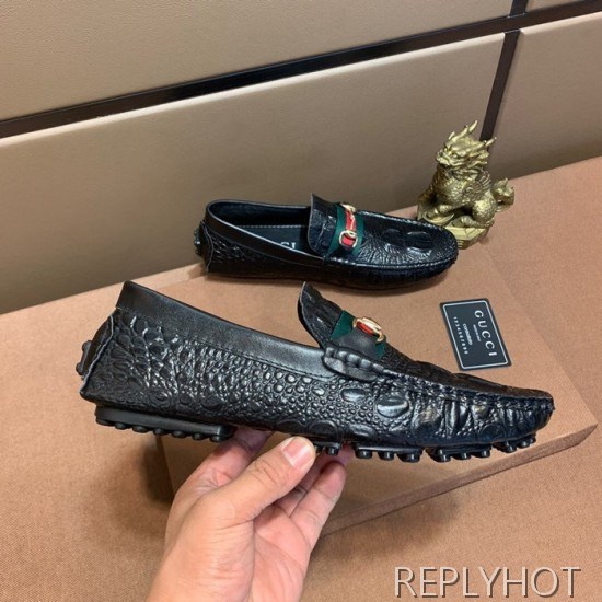 Gucci 2020 Mens Leather Loafer