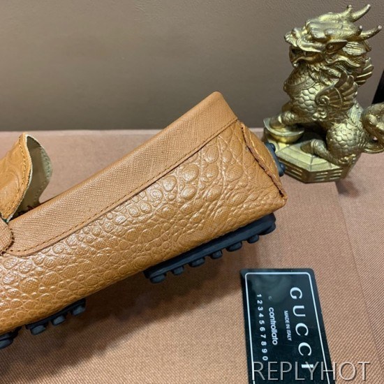 Gucci 2020 Mens Leather Loafer