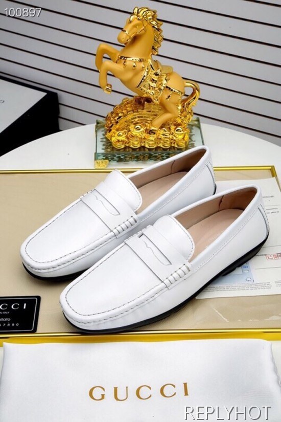 Gucci 2020 Mens Leather Loafer