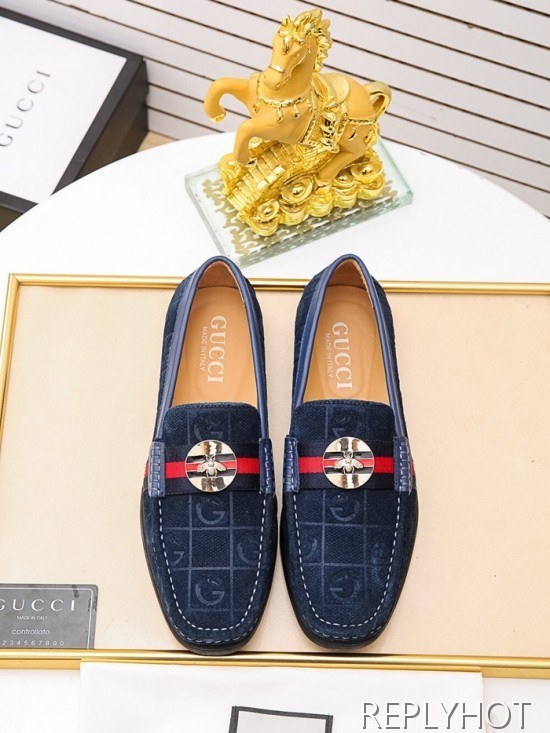Gucci 2020 Mens Leather Loafer
