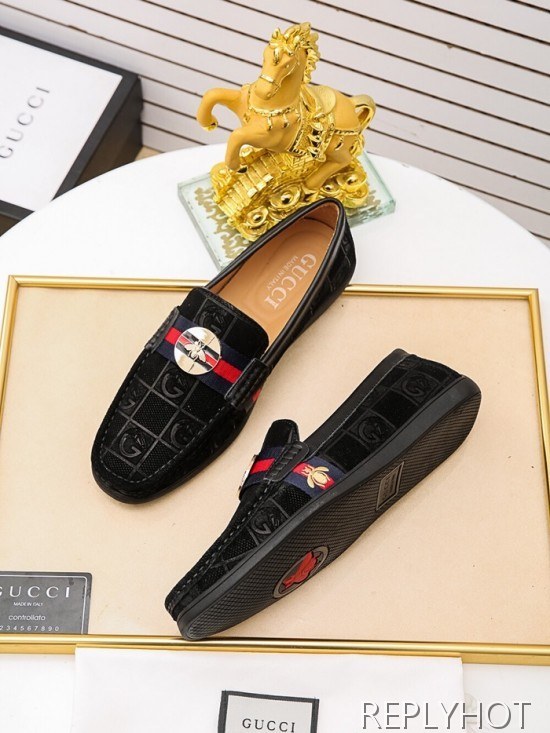 Gucci 2020 Mens Leather Loafer