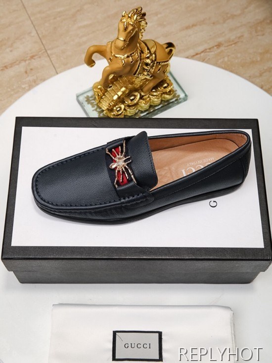 Gucci 2020 Mens Leather Loafer