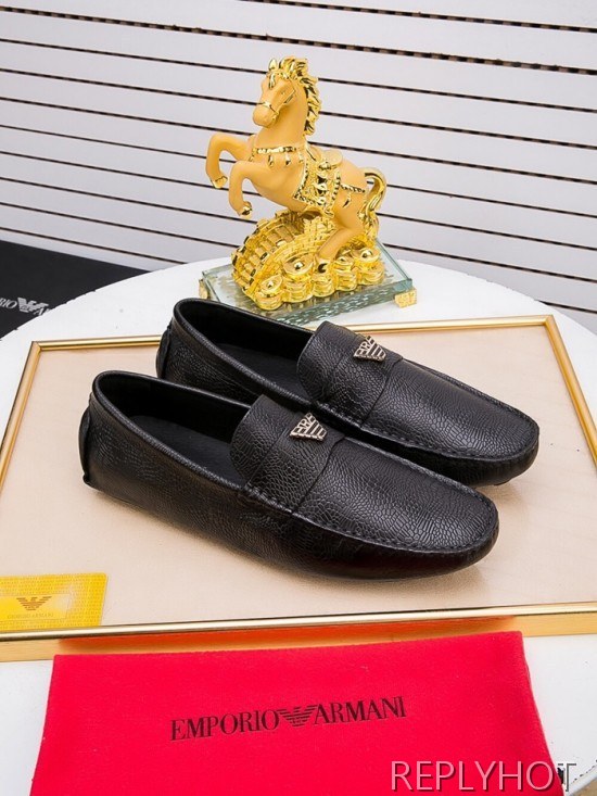 Armani 2020 Mens Leather Loafer