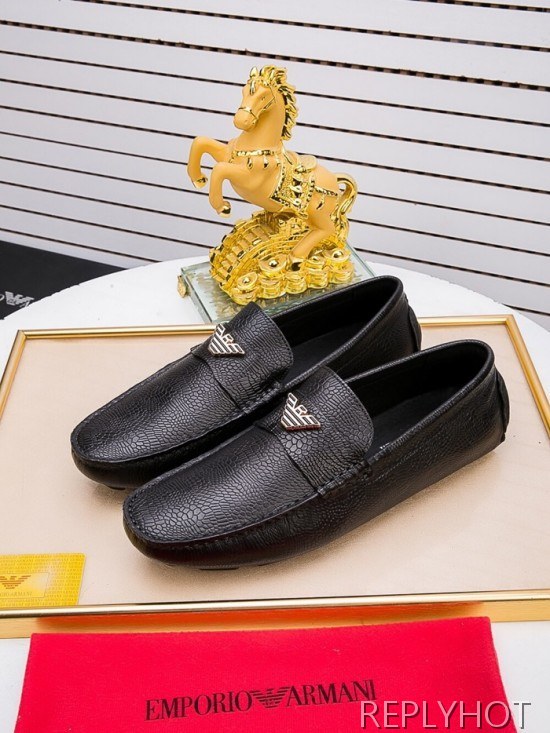 Armani 2020 Mens Leather Loafer