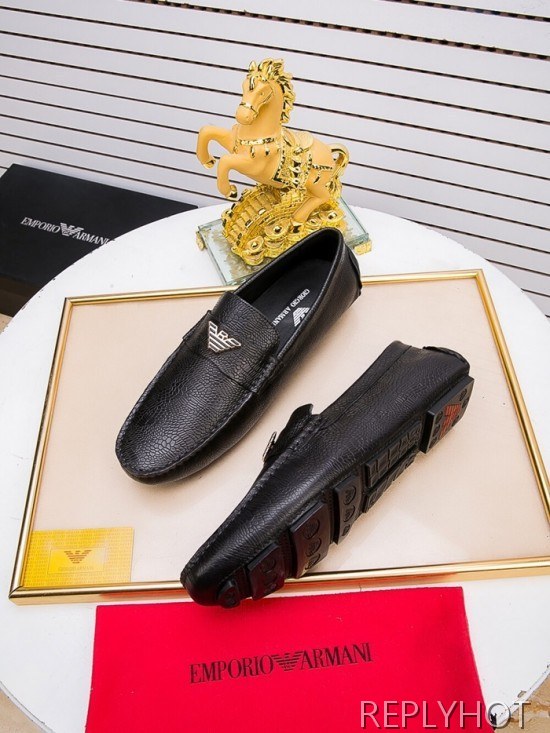 Armani 2020 Mens Leather Loafer