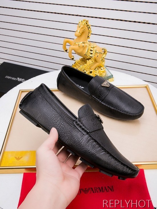 Armani 2020 Mens Leather Loafer