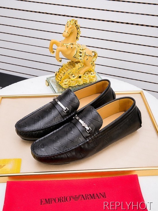 Armani 2020 Mens Leather Loafer