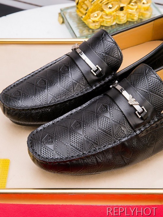 Armani 2020 Mens Leather Loafer