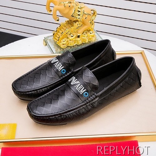 Armani 2020 Mens Leather Loafer