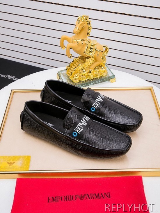 Armani 2020 Mens Leather Loafer