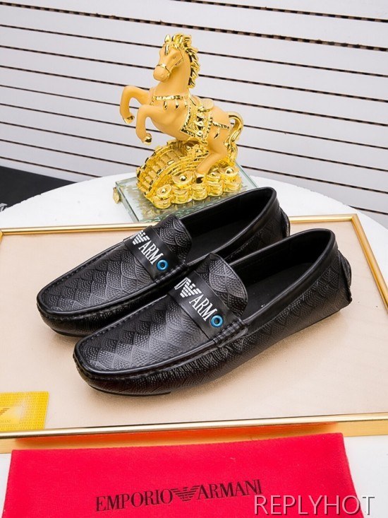 Armani 2020 Mens Leather Loafer