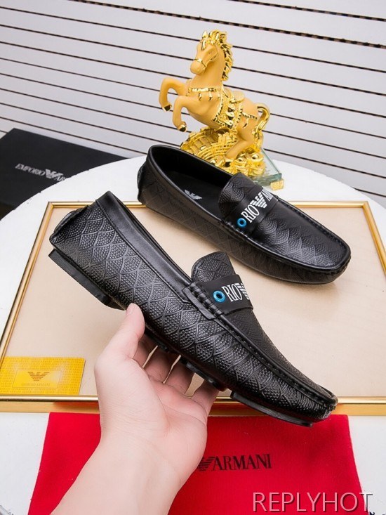 Armani 2020 Mens Leather Loafer