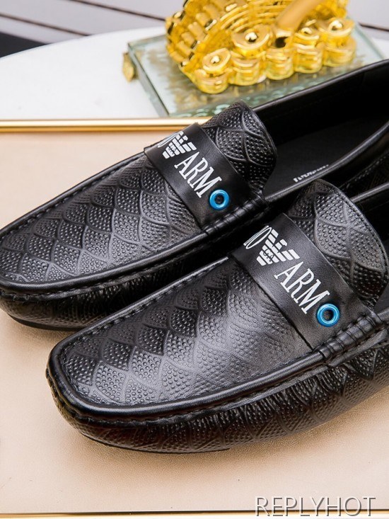 Armani 2020 Mens Leather Loafer