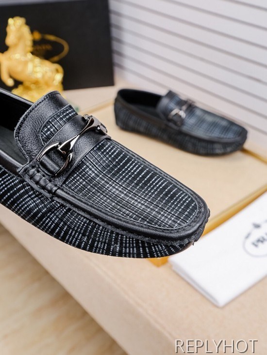 Prada 2020 Mens Leather Loafer