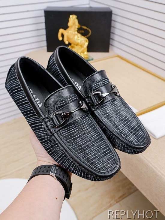 Prada 2020 Mens Leather Loafer