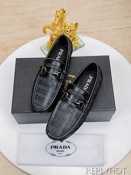 Prada 2020 Mens Leather Loafer