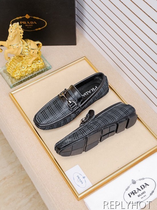 Prada 2020 Mens Leather Loafer