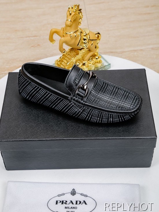 Prada 2020 Mens Leather Loafer