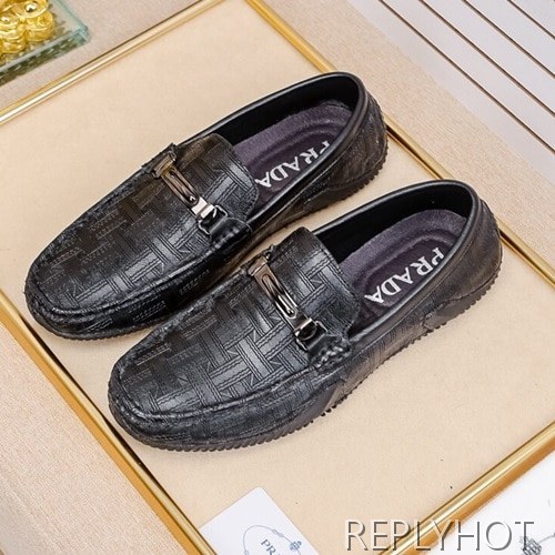 Prada 2020 Mens Leather Loafer