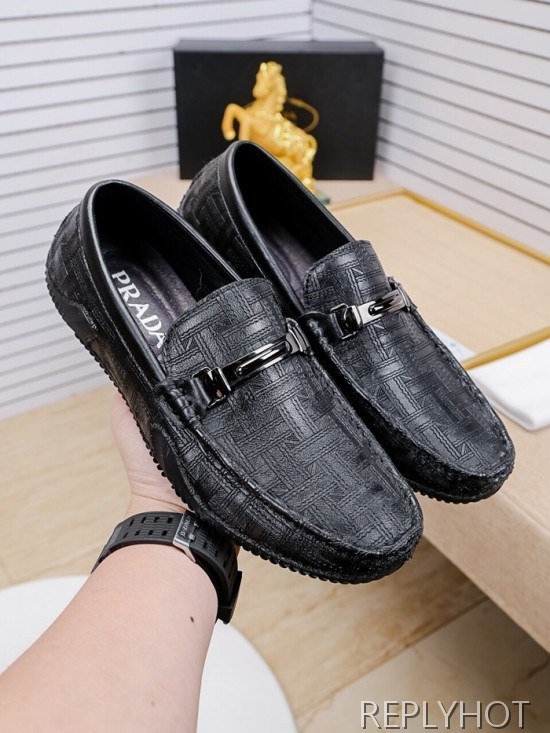 Prada 2020 Mens Leather Loafer