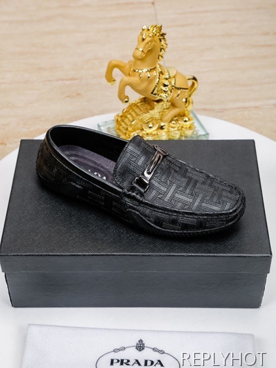 Prada 2020 Mens Leather Loafer
