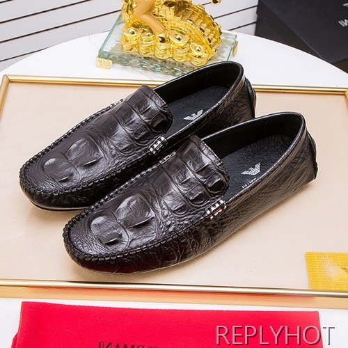 Armani 2020 Mens Leather Loafer