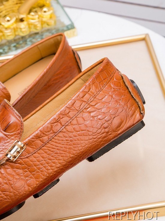 Armani 2020 Mens Leather Loafer