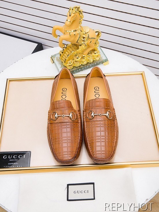 Gucci 2020 Mens Leather Loafer