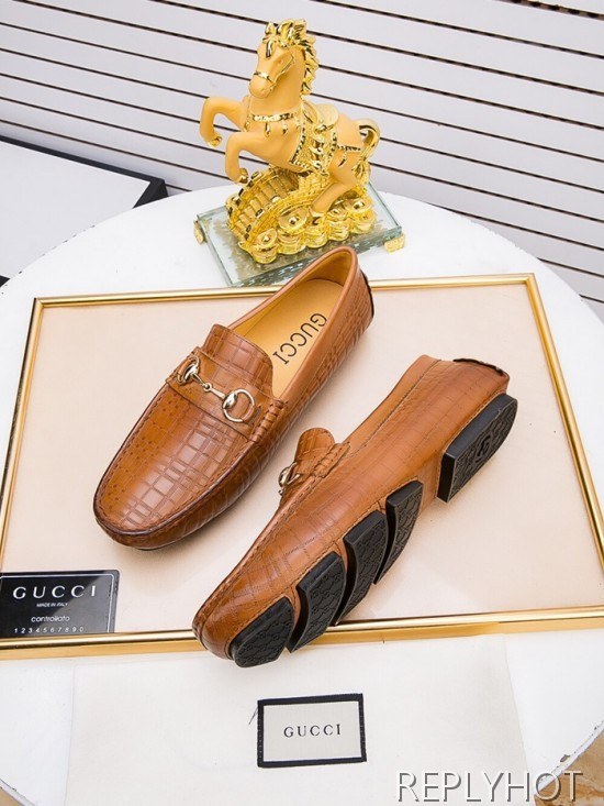 Gucci 2020 Mens Leather Loafer