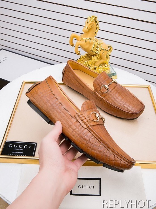 Gucci 2020 Mens Leather Loafer