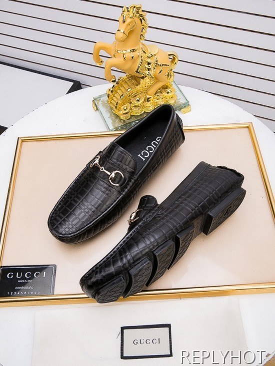 Gucci 2020 Mens Leather Loafer