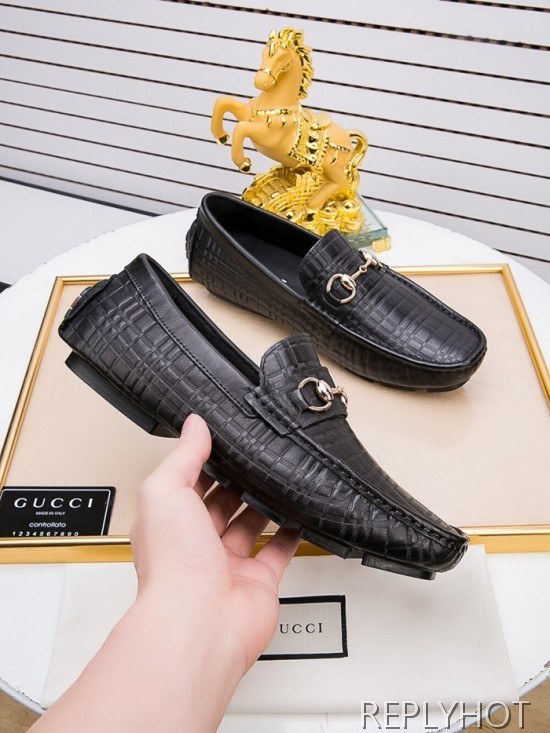 Gucci 2020 Mens Leather Loafer
