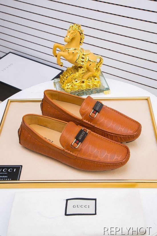 Gucci 2020 Mens Leather Loafer