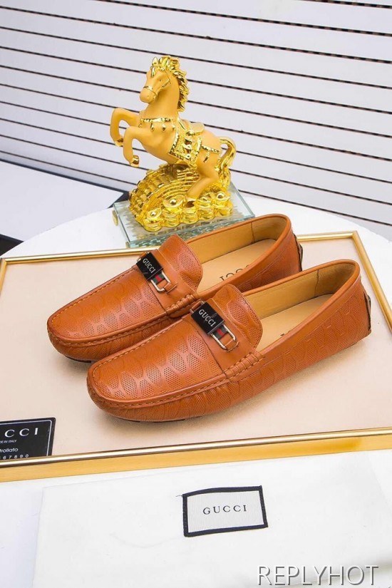 Gucci 2020 Mens Leather Loafer