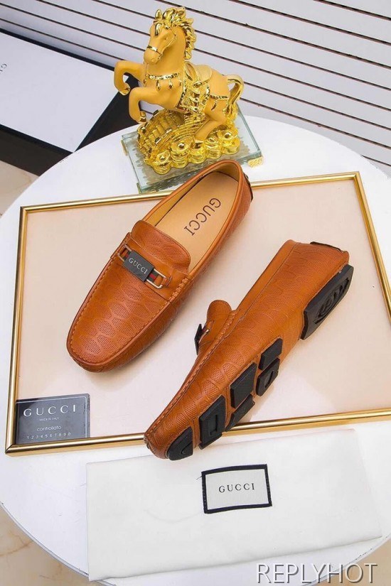 Gucci 2020 Mens Leather Loafer