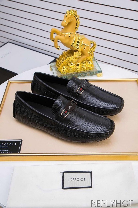Gucci 2020 Mens Leather Loafer