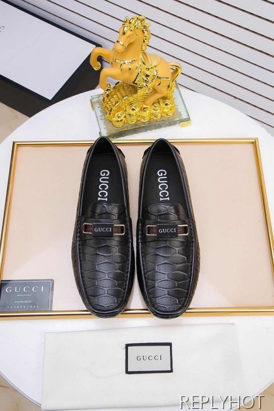 Gucci 2020 Mens Leather Loafer