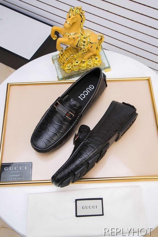 Gucci 2020 Mens Leather Loafer